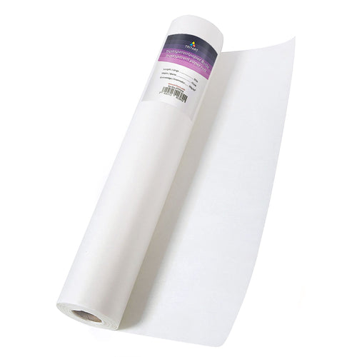 Tritart Transparentpapier Rolle 40cm x 50m 50g/m | Skizzenpapier Rolle | Schnittmusterpapier Rolle | Transparentes Architektenpapier | Pauspapier, Tracing Paper