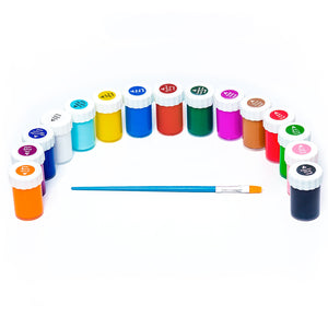 Arcylfarben | Buntes Acryl-Farben-Set für Kinder und Erwachsene - Viel Spaß mit großer Auswahl